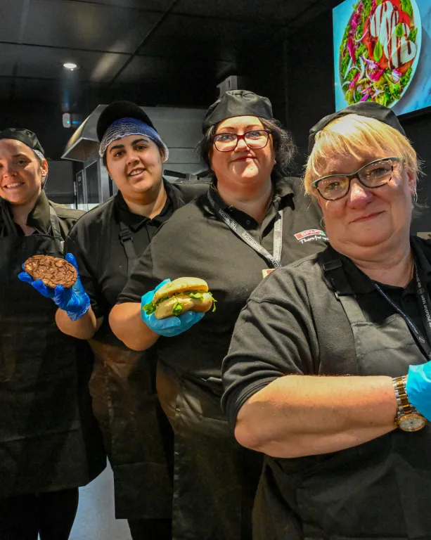 Philpotts store colleagues in a SPAR store.