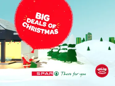 SPAR santa waving